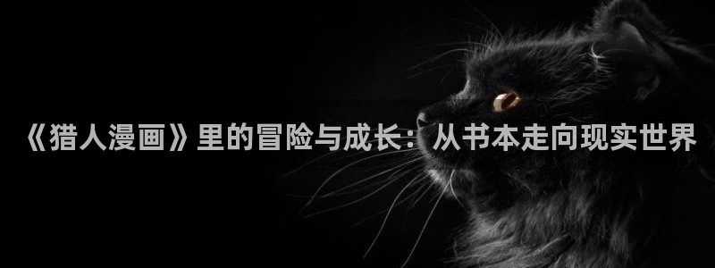 羞羞漫画免费漫画页面在线看漫画免费下载：《猎人漫画》里的冒险与成长：从书本走向现实世界